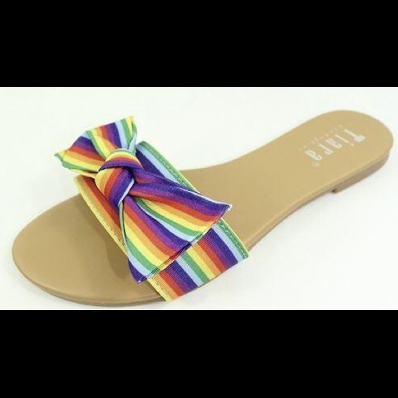 NIB OVER THE RAINBOW SLIDES / FLATS / SHOES - Picture 2 of 2
